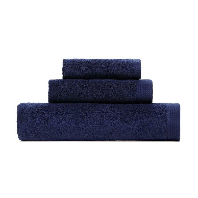 Πετσέτα Βαμβακερή Χεριών 30x50εκ. Bluemarine Premium CRYSPO TRIO 02.107.01 (Ύφασμα: Βαμβάκι 100%, Χρώμα: Μπλε, Μέγεθος: Χεριών ) - CRYSPO TRIO - 02.107.01